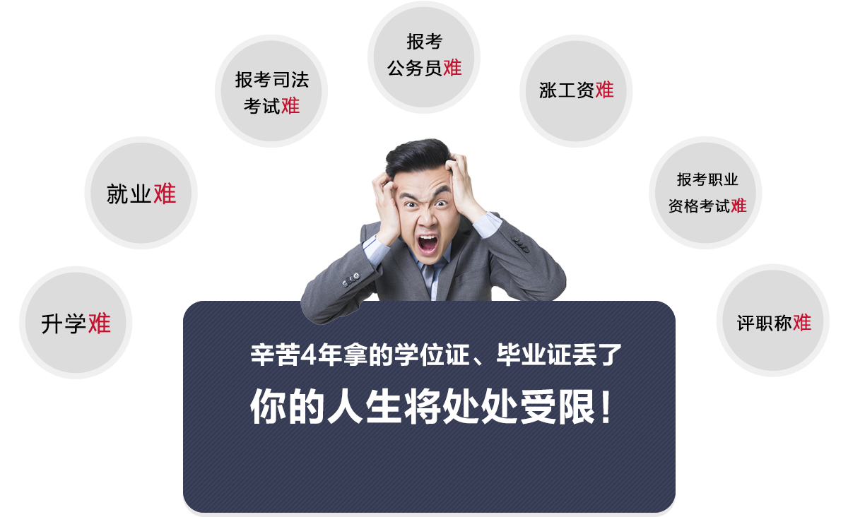 毕业证被公司弄丢了怎么办？