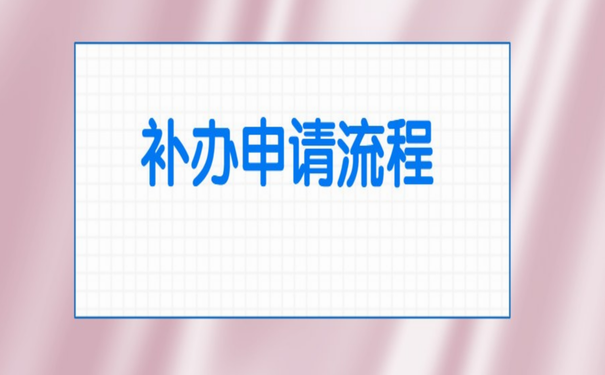 补办申请流程